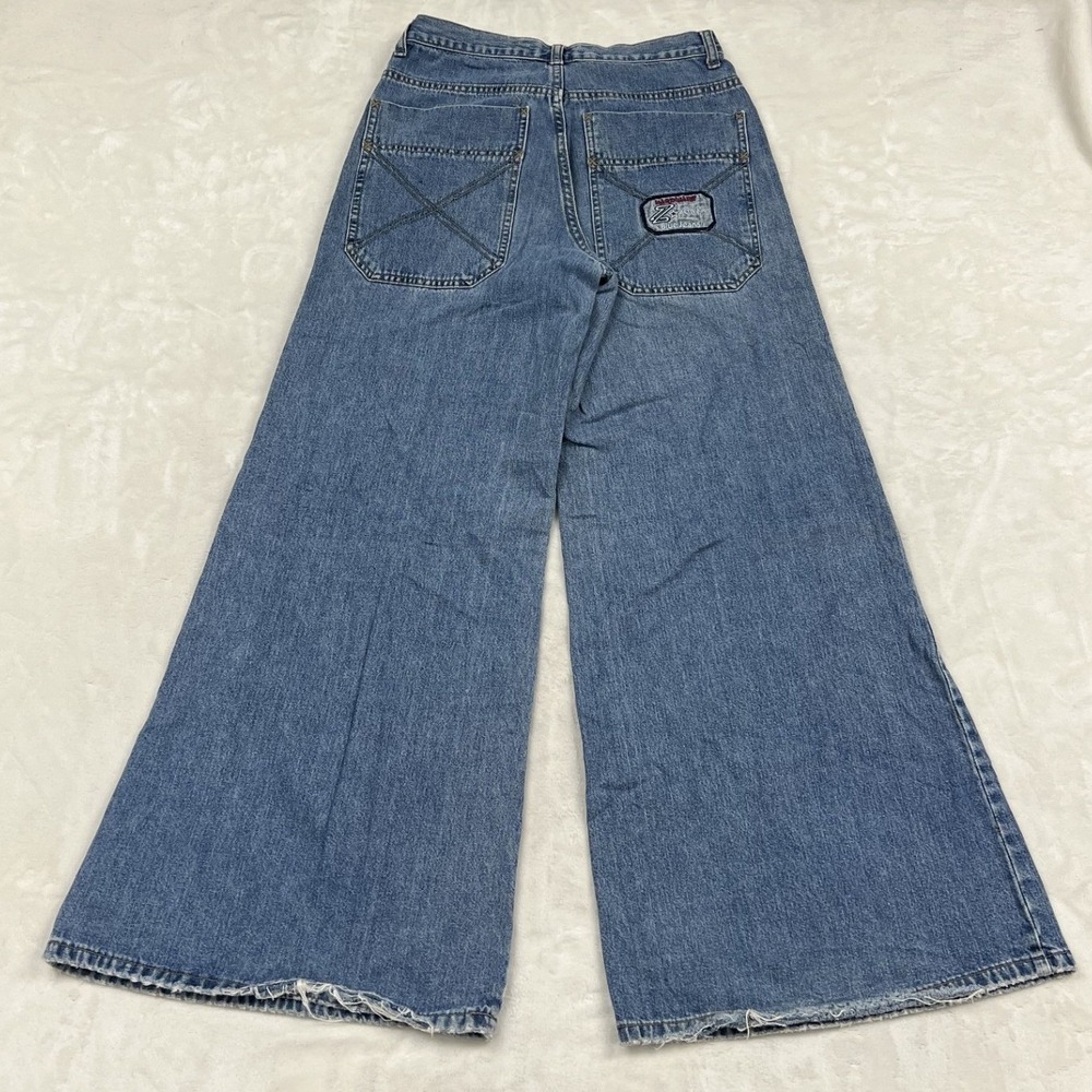Z. Cavaricci Jeans Mens 28 Blue Wide Leg Hardware Active Fit Vintage Y2K Skater